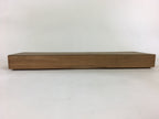 Japanese Wooden Storage Box Vtg Pottery Hako Inside 10.1x38x3.5cm WB927