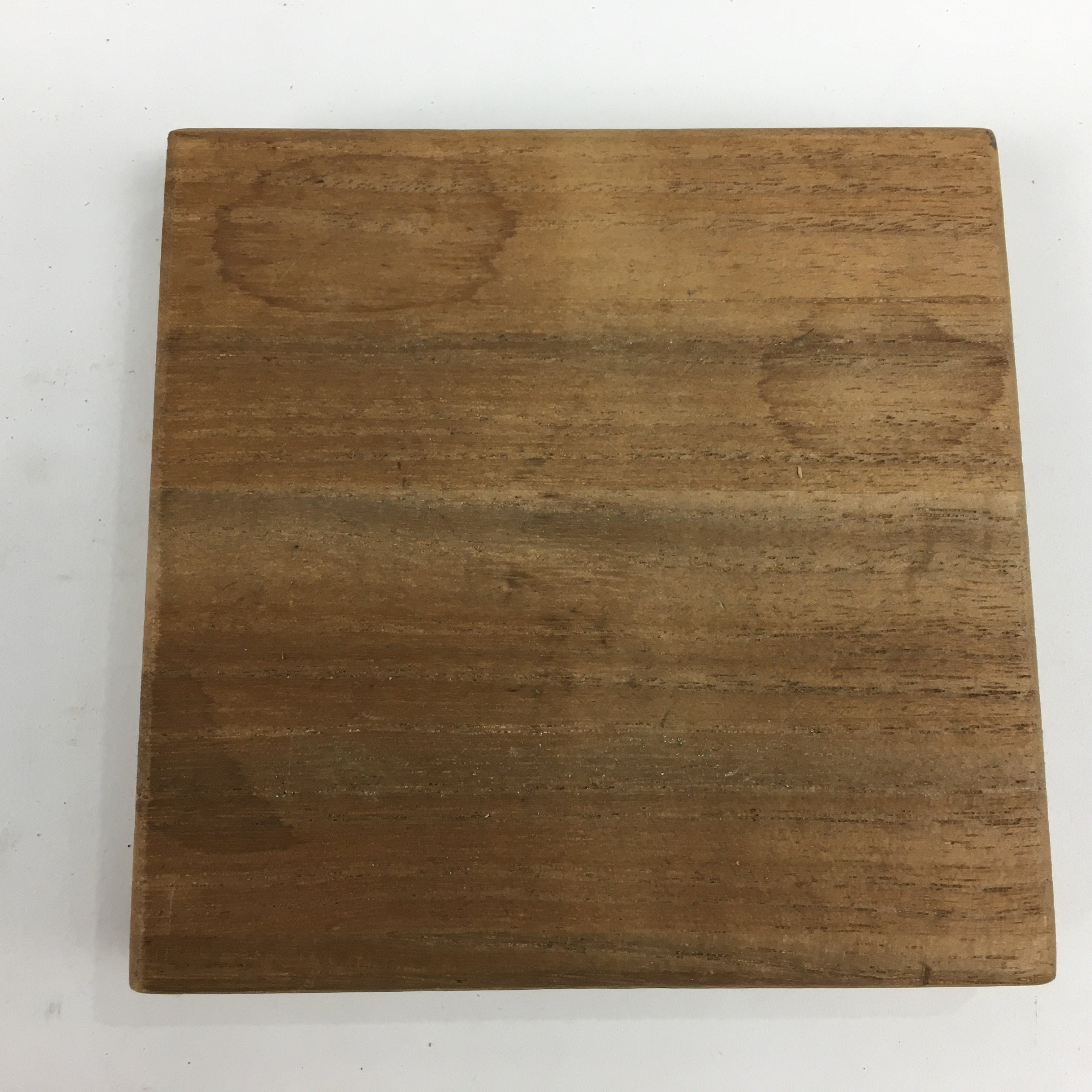 Japanese Wooden Storage Box Vtg Pottery Hako Inside 10.4x10.5x22.5cm WB842