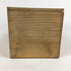 Japanese Wooden Storage Box Vtg Pottery Hako Inside 10.7x28.9x10.7cm WB860
