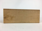 Japanese Wooden Storage Box Vtg Pottery Hako Inside 10.7x28.9x10.7cm WB860