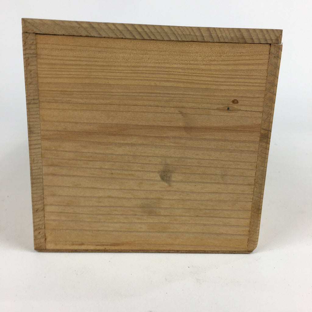 Japanese Wooden Storage Box Vtg Pottery Hako Inside 10.7x28.9x10.7cm WB860