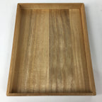 Japanese Wooden Storage Box Vtg Pottery Hako Inside 12.6x17x1.5cm WB912