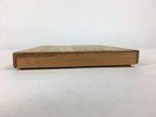 Japanese Wooden Storage Box Vtg Pottery Hako Inside 12.6x17x1.5cm WB912