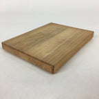 Japanese Wooden Storage Box Vtg Pottery Hako Inside 12.6x17x1.5cm WB912