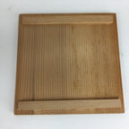 Japanese Wooden Storage Box Vtg Pottery Hako Inside 13.2x13.4x9.4cm WB851