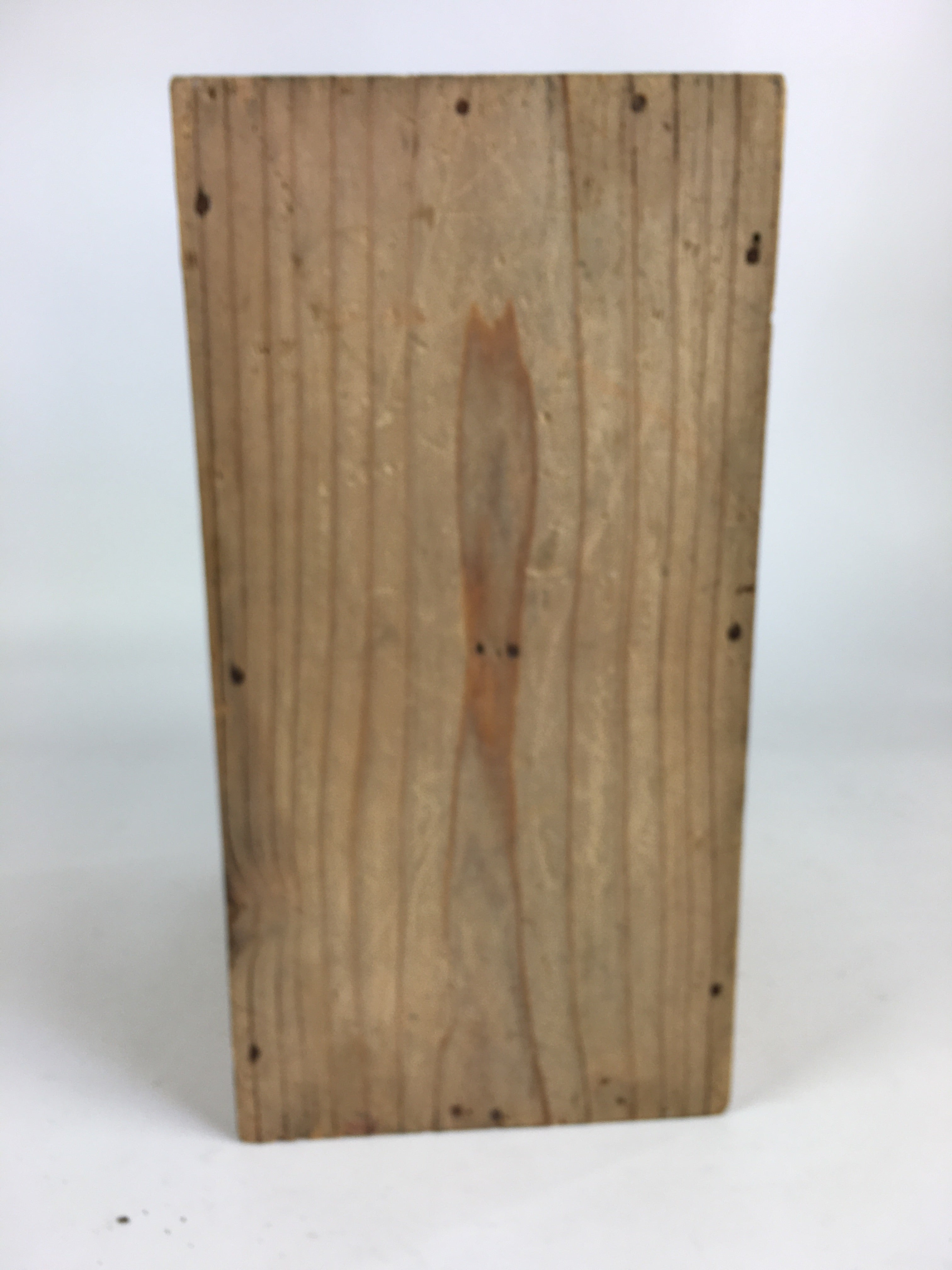 Japanese Wooden Storage Box Vtg Pottery Hako Inside 13.5x28.5x22cm WB897
