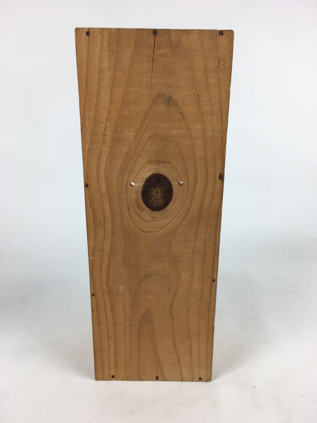Japanese Wooden Storage Box Vtg Pottery Hako Inside 13.7x10x38 cm WB919