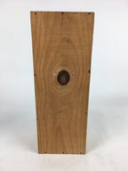 Japanese Wooden Storage Box Vtg Pottery Hako Inside 13.7x10x38 cm WB919