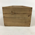 Japanese Wooden Storage Box Vtg Pottery Hako Inside 13.7x10x38 cm WB919