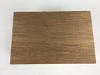 Japanese Wooden Storage Box Vtg Pottery Hako Inside 14.6x9.5x7.4cm WB861