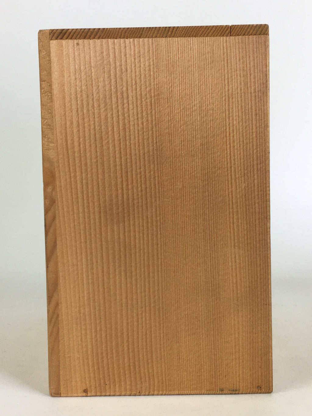 Japanese Wooden Storage Box Vtg Pottery Hako Inside 16.0x10.5x17.0cm WB940