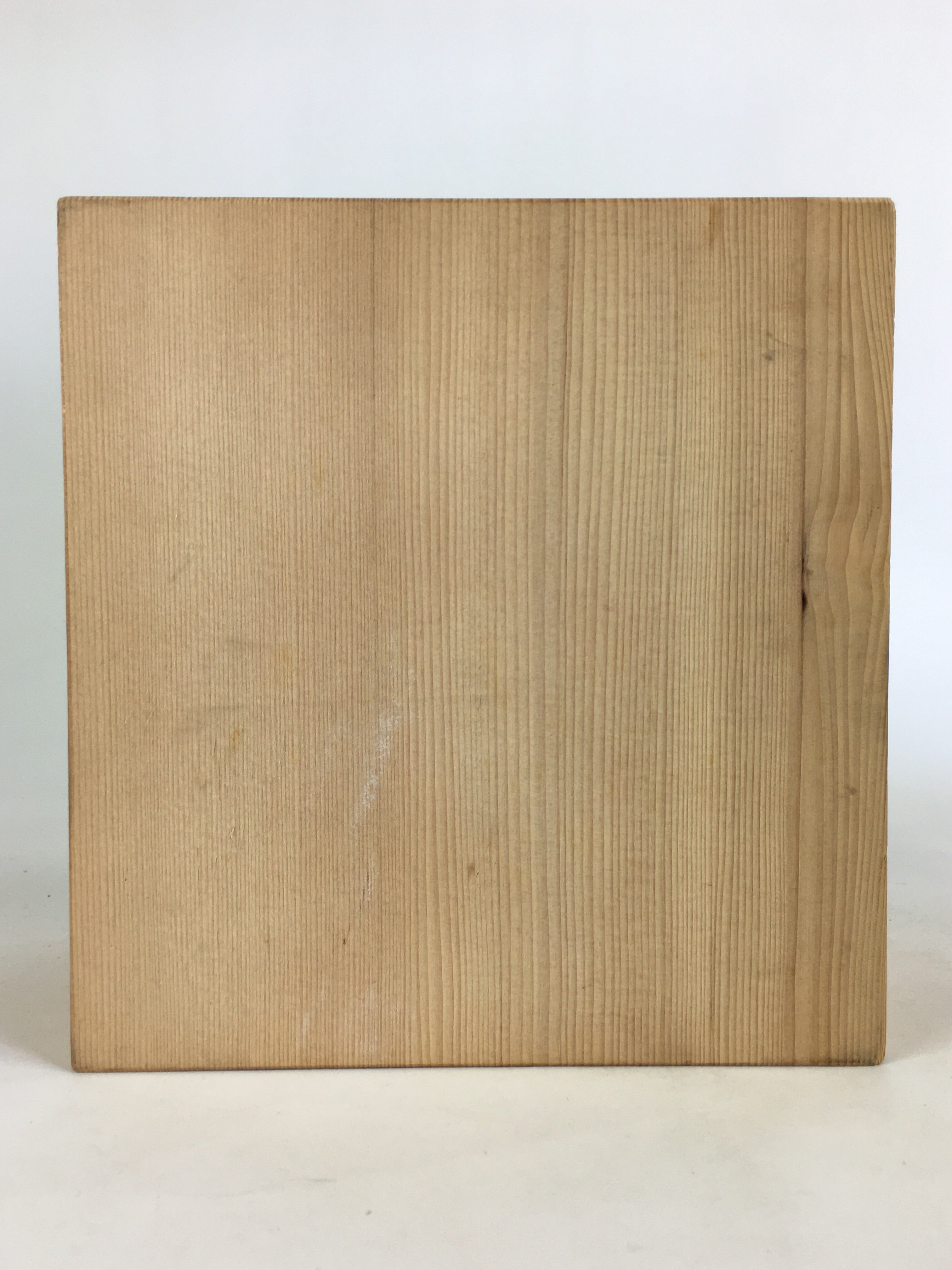 Japanese Wooden Storage Box Vtg Pottery Hako Inside 16.0x10.5x17.0cm WB940