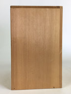 Japanese Wooden Storage Box Vtg Pottery Hako Inside 16.0x10.5x17.0cm WB940