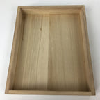 Japanese Wooden Storage Box Vtg Pottery Hako Inside 17x22x3cm WB903