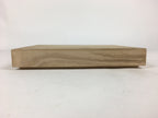 Japanese Wooden Storage Box Vtg Pottery Hako Inside 17x22x3cm WB903