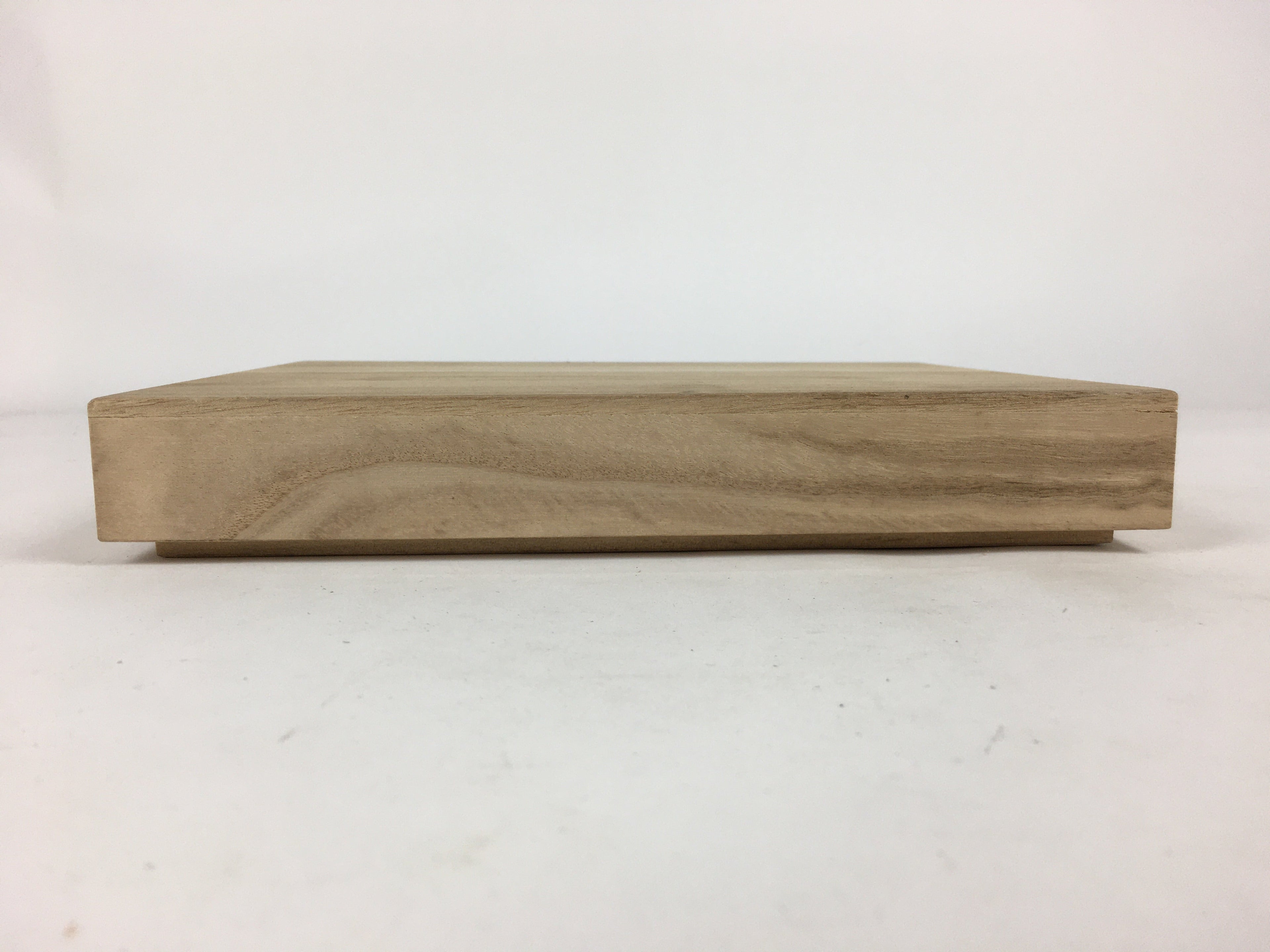 Japanese Wooden Storage Box Vtg Pottery Hako Inside 17x22x3cm WB903