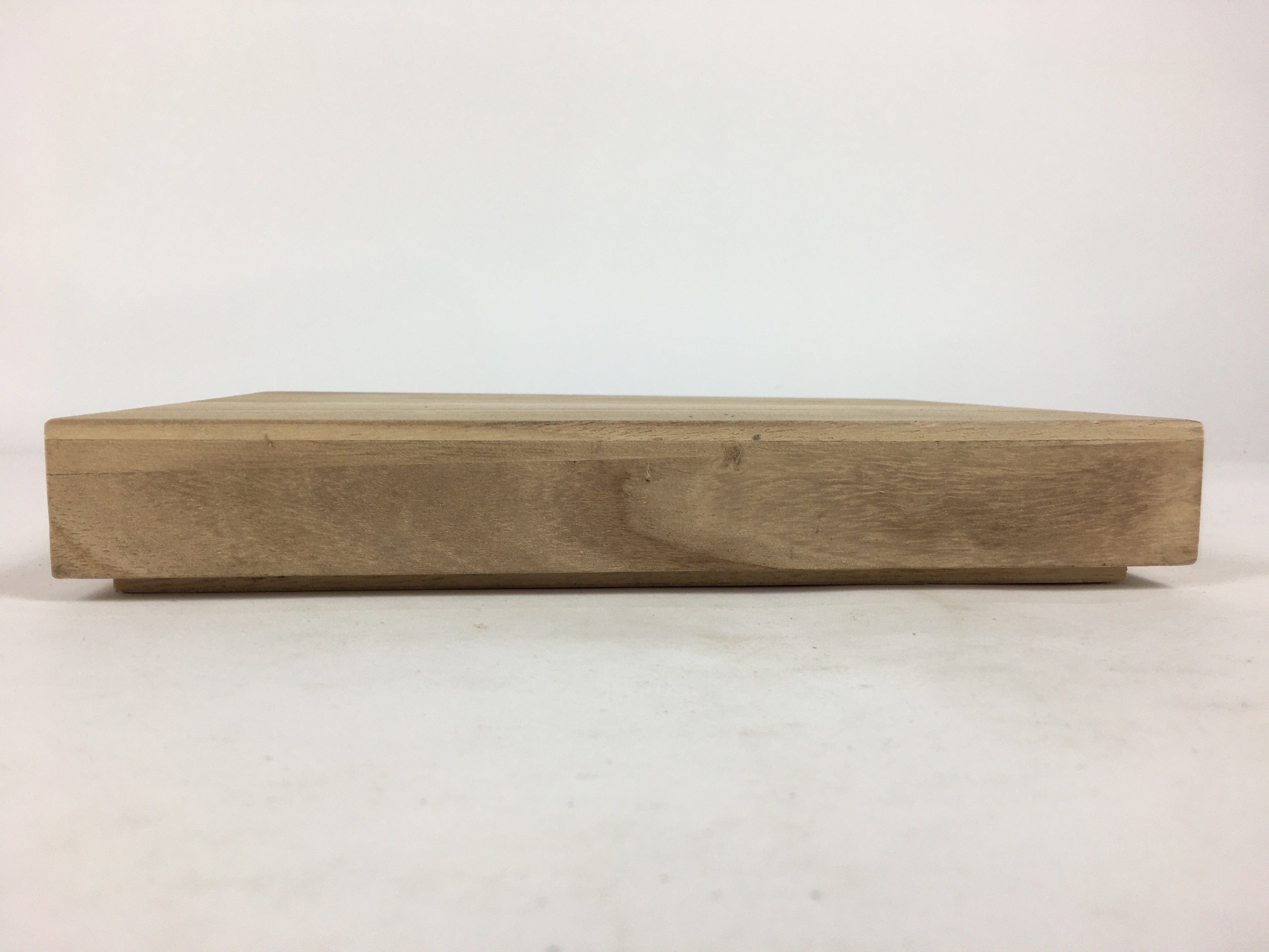 Japanese Wooden Storage Box Vtg Pottery Hako Inside 17x22x3cm WB903