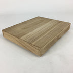 Japanese Wooden Storage Box Vtg Pottery Hako Inside 17x22x3cm WB903