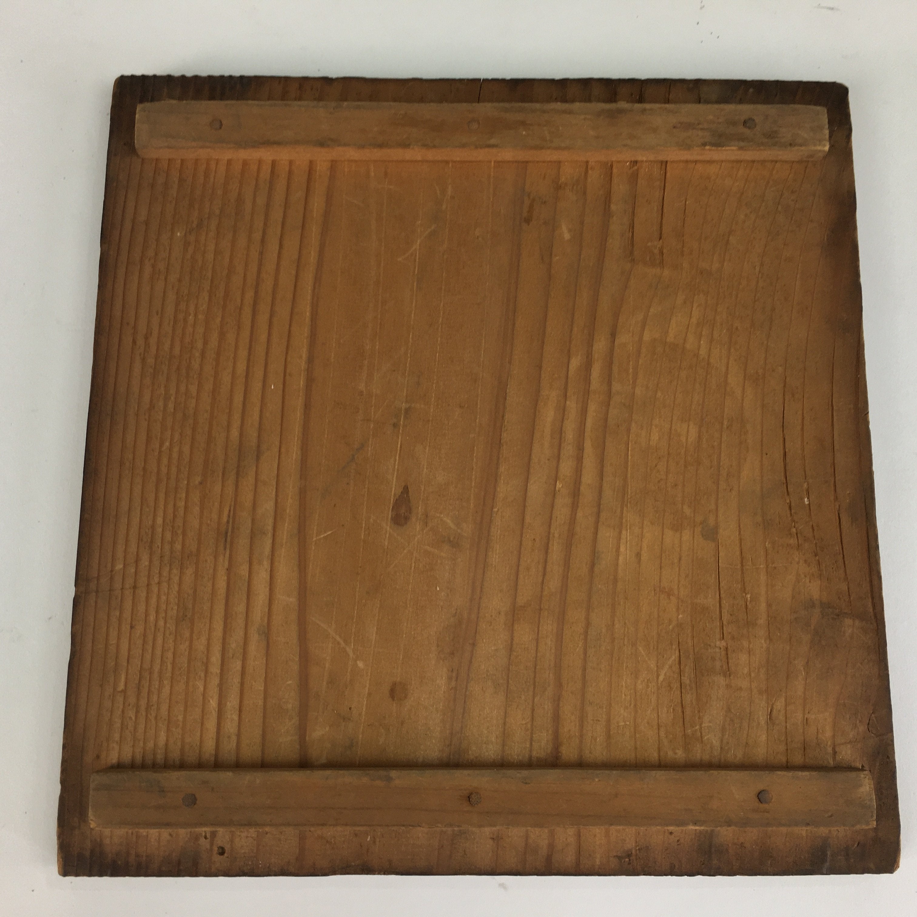 Japanese Wooden Storage Box Vtg Pottery Hako Inside 19x18.6x15cm WB797