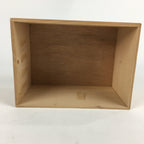 Japanese Wooden Storage Box Vtg Pottery Hako Inside 21.5x15.5x12.5cm WB858