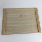 Japanese Wooden Storage Box Vtg Pottery Hako Inside 21.5x15.5x12.5cm WB858
