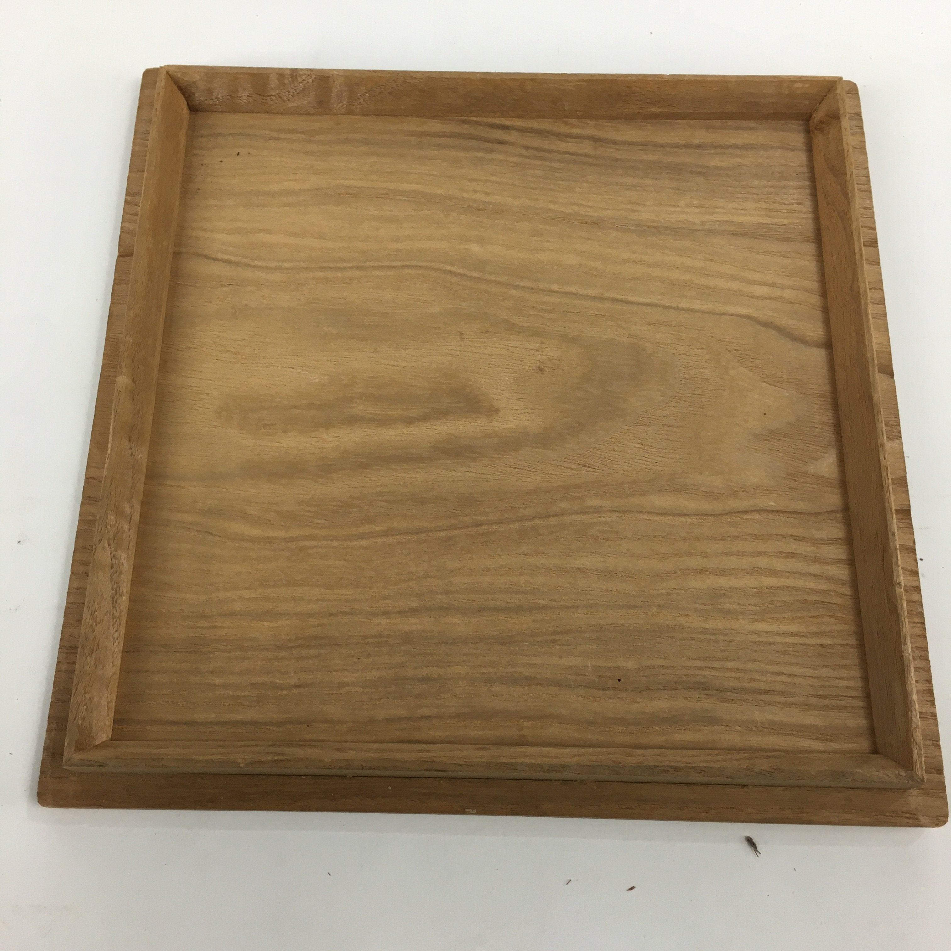 Japanese Wooden Storage Box Vtg Pottery Hako Inside 22x22x21.2cm WB843
