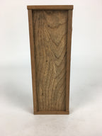Japanese Wooden Storage Box Vtg Pottery Hako Inside 22x6.9x2.3cm WB895