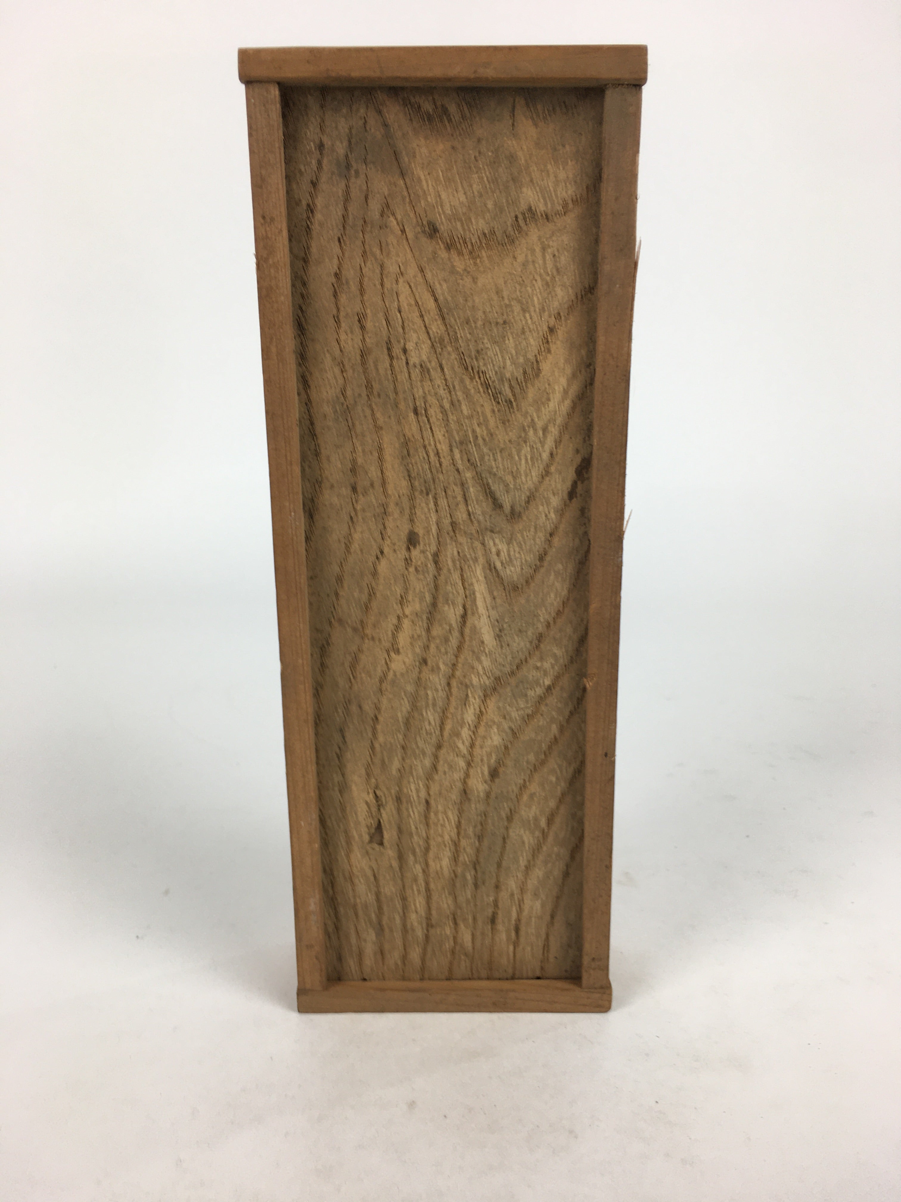 Japanese Wooden Storage Box Vtg Pottery Hako Inside 22x6.9x2.3cm WB895