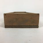 Japanese Wooden Storage Box Vtg Pottery Hako Inside 22x6.9x2.3cm WB895