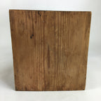 Japanese Wooden Storage Box Vtg Pottery Hako Inside 23.5x22.3x30.5cm WB914