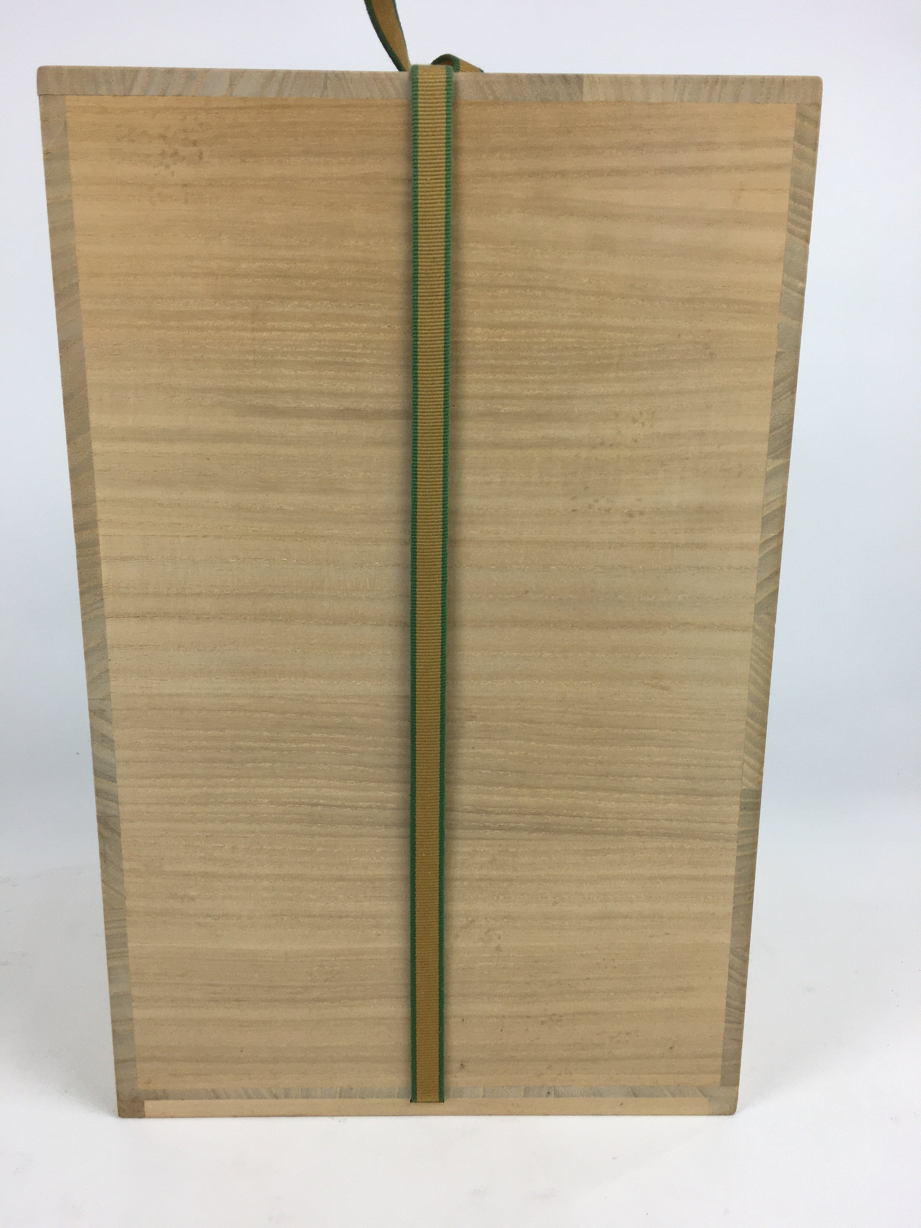 Japanese Wooden Storage Box Vtg Pottery Hako Inside 23x23x36.4cm WB873