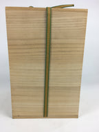 Japanese Wooden Storage Box Vtg Pottery Hako Inside 23x23x36.4cm WB873