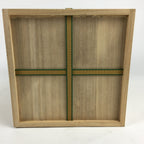 Japanese Wooden Storage Box Vtg Pottery Hako Inside 23x23x36.4cm WB873