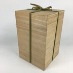 Japanese Wooden Storage Box Vtg Pottery Hako Inside 23x23x36.4cm WB873