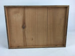 Japanese Wooden Storage Box Vtg Pottery Hako Inside 38.4x26.9x40.9cm WB865