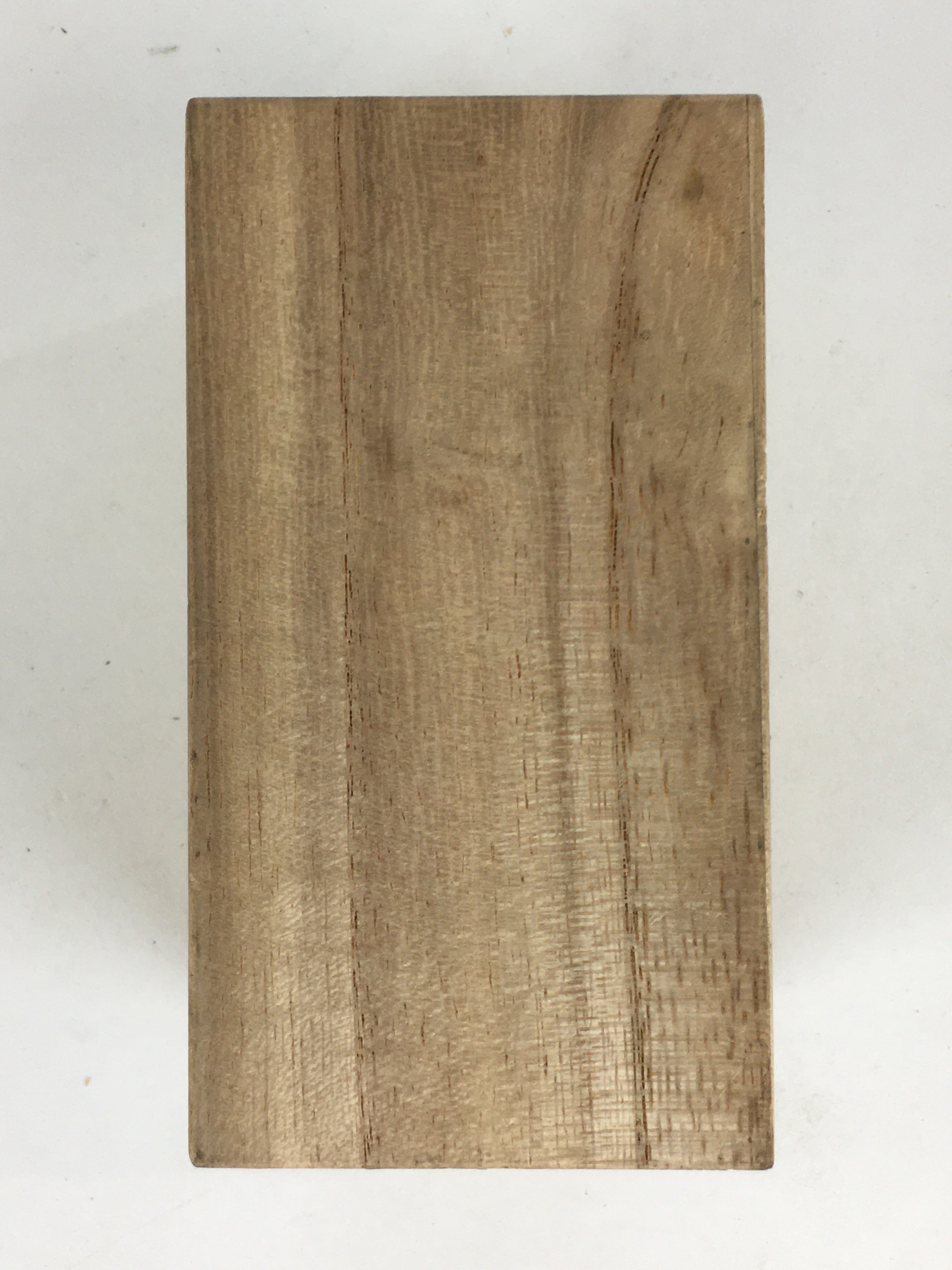 Japanese Wooden Storage Box Vtg Pottery Hako Inside 4.8x10.0x6.0cm WB932