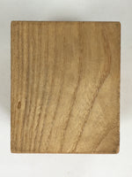 Japanese Wooden Storage Box Vtg Pottery Hako Inside 6.0x8.0x9.0cm WB931