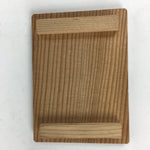 Japanese Wooden Storage Box Vtg Pottery Hako Inside 8x5.5x2.5cm WB893