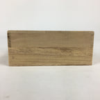 Japanese Wooden Storage Box Vtg Pottery Hako Inside 8x8x2.5cm WB884