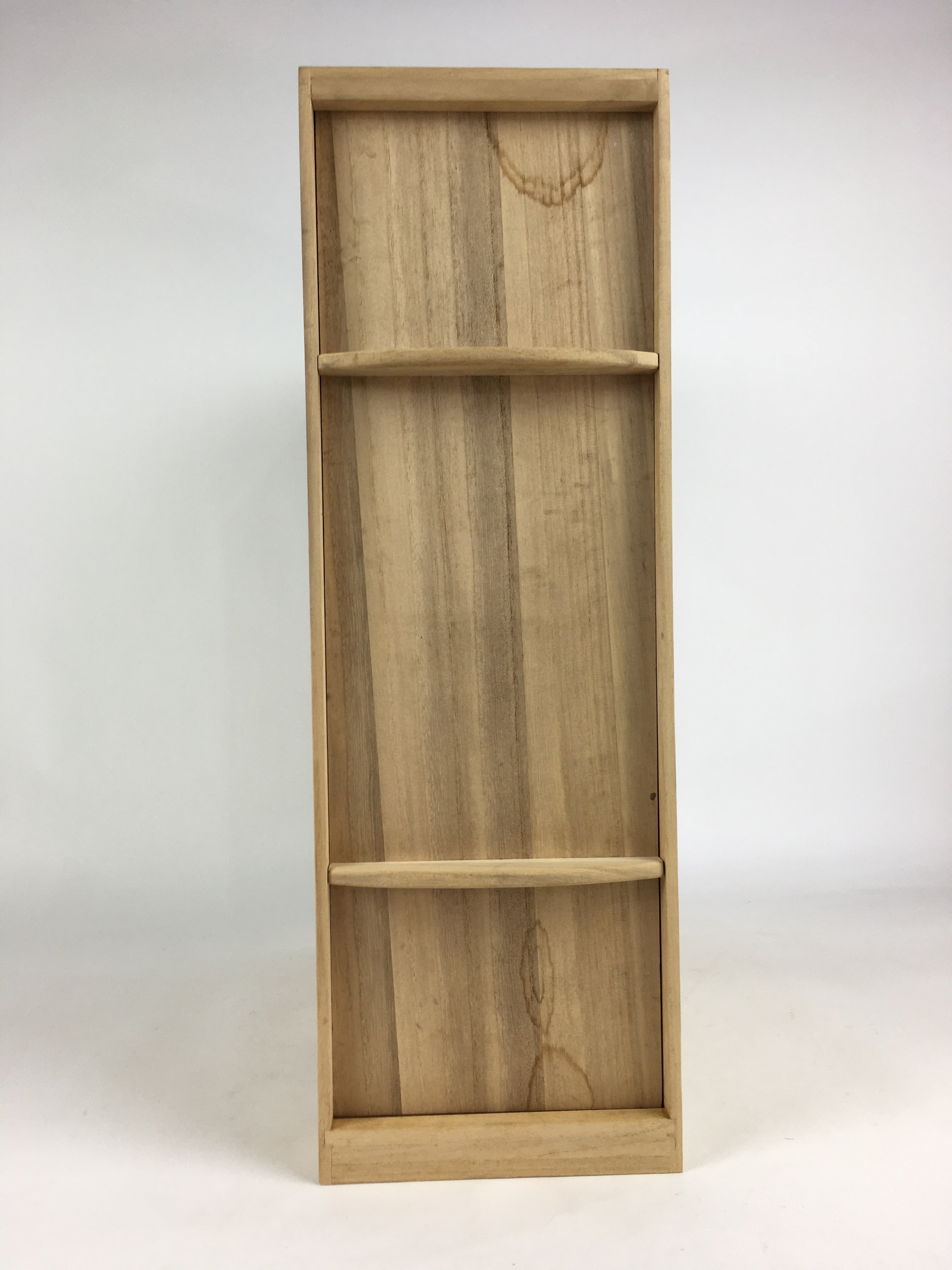 Japanese Wooden Storage Box Vtg With 3Drawers Inside 25x43x25cm WB946