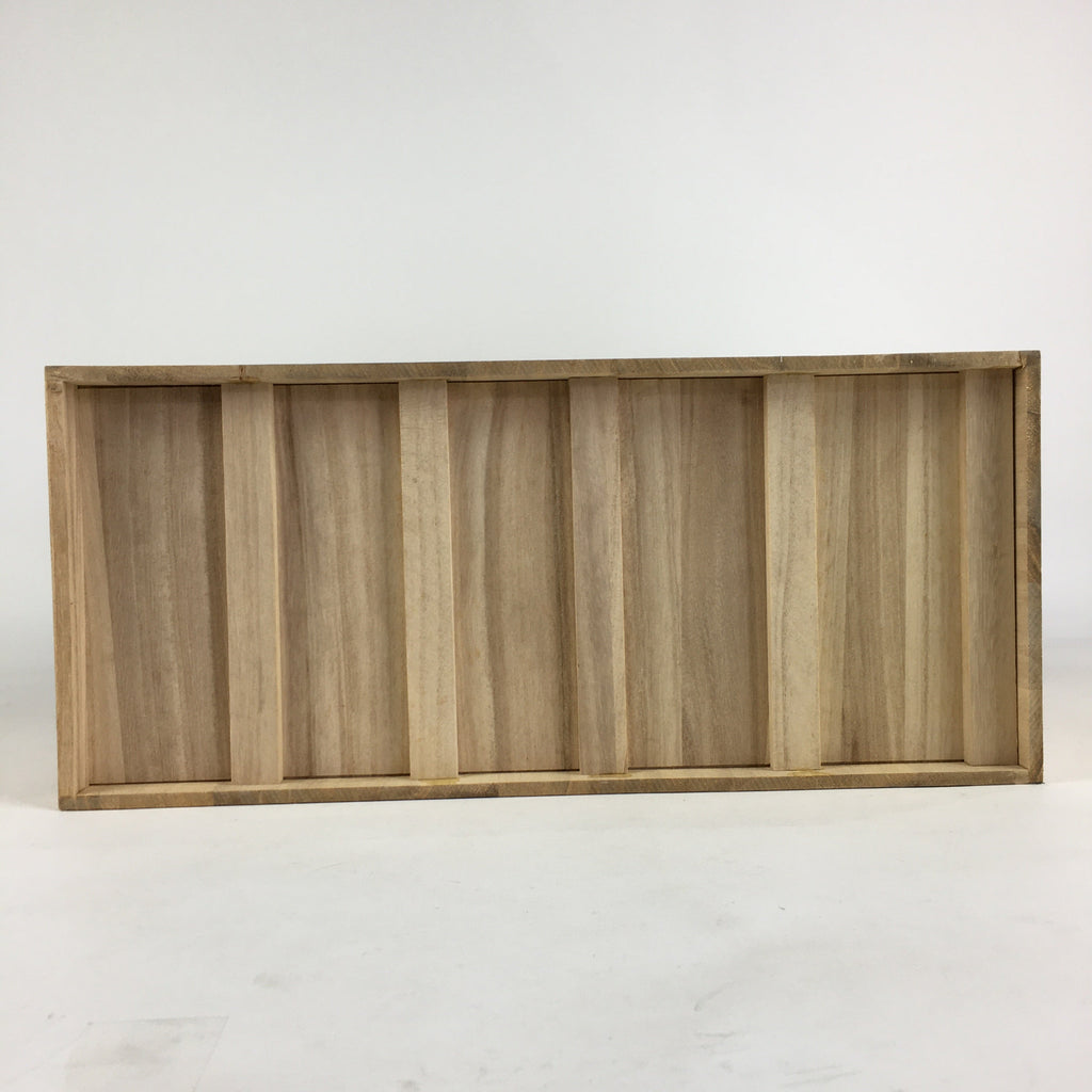 Japanese Wooden Storage Box Vtg With 3Drawers Inside 25x43x25cm WB946