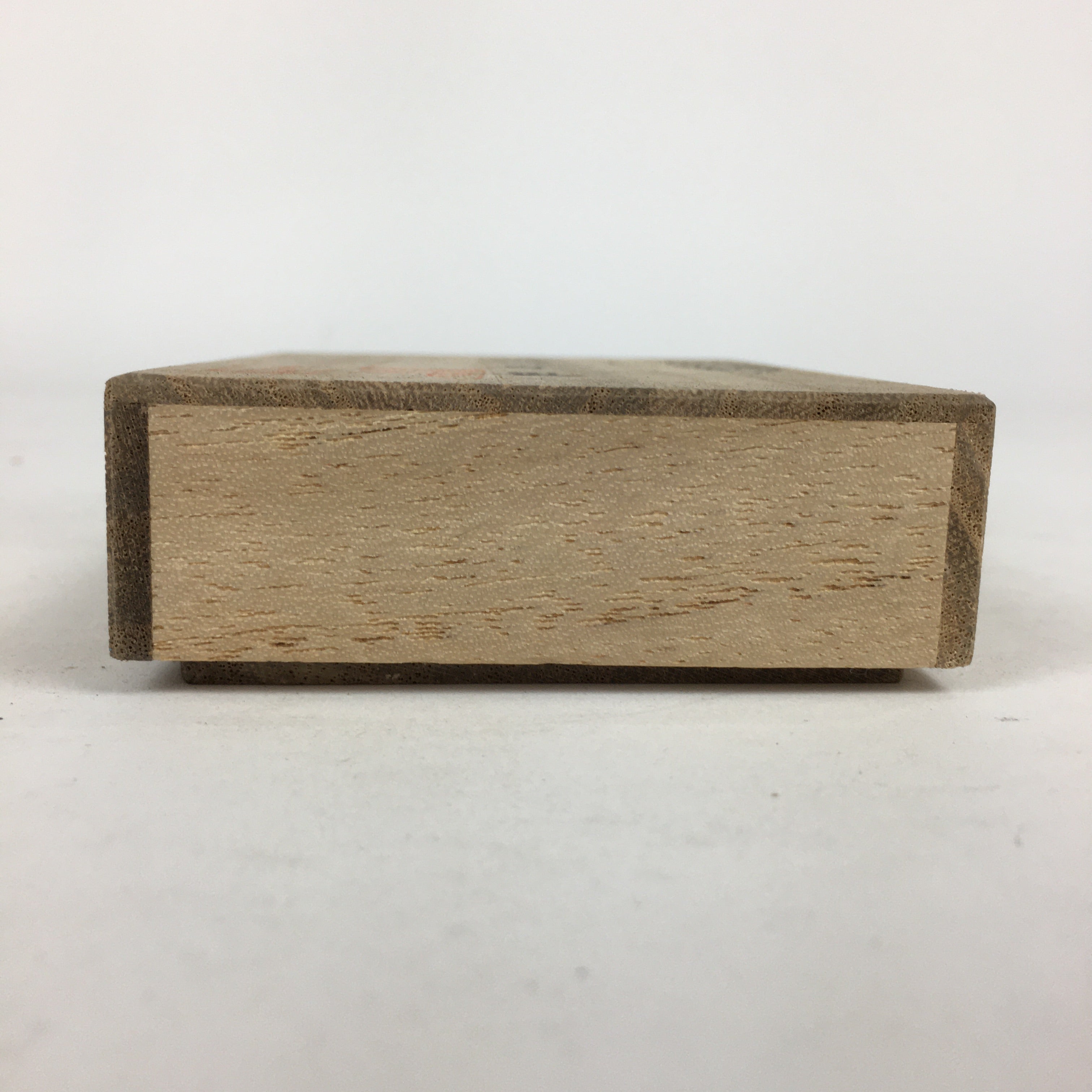 Japanese Wooden Storage Small Box Vtg Pottery Hako Inside 6x9x1cm WB886