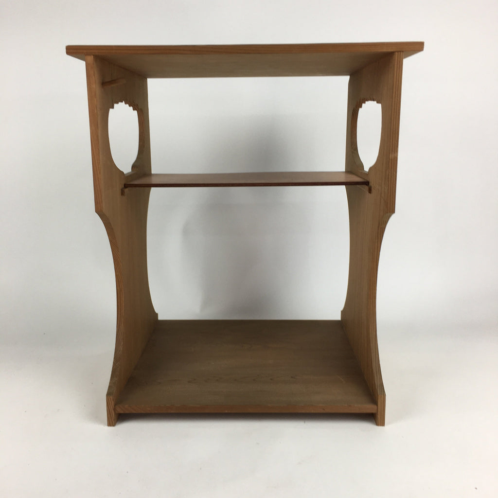 Japanese Wooden Tea Ceremony Shelf Veg Cedar Tree Rack Sugi-Dana T268
