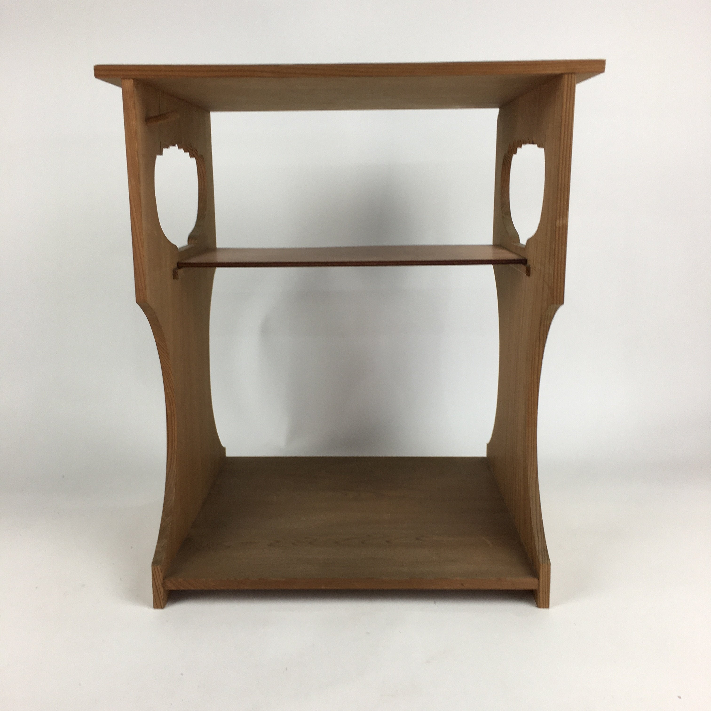 Japanese Wooden Tea Ceremony Shelf Veg Cedar Tree Rack Sugi-Dana T268