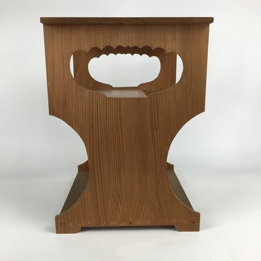 Japanese Wooden Tea Ceremony Shelf Veg Cedar Tree Rack Sugi-Dana T268