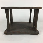 Japanese Wooden Tea Ceremony Shelf Veg Rack Tana Table Brown T301