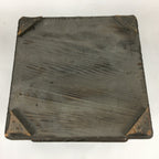 Japanese Wooden Tea Ceremony Shelf Veg Rack Tana Table Brown T301