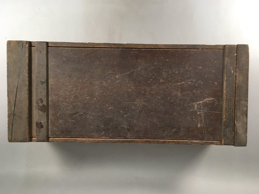 Japanese Wooden Tool Storage Box Vtg Hako Inside 65x26.6x18cm WB754