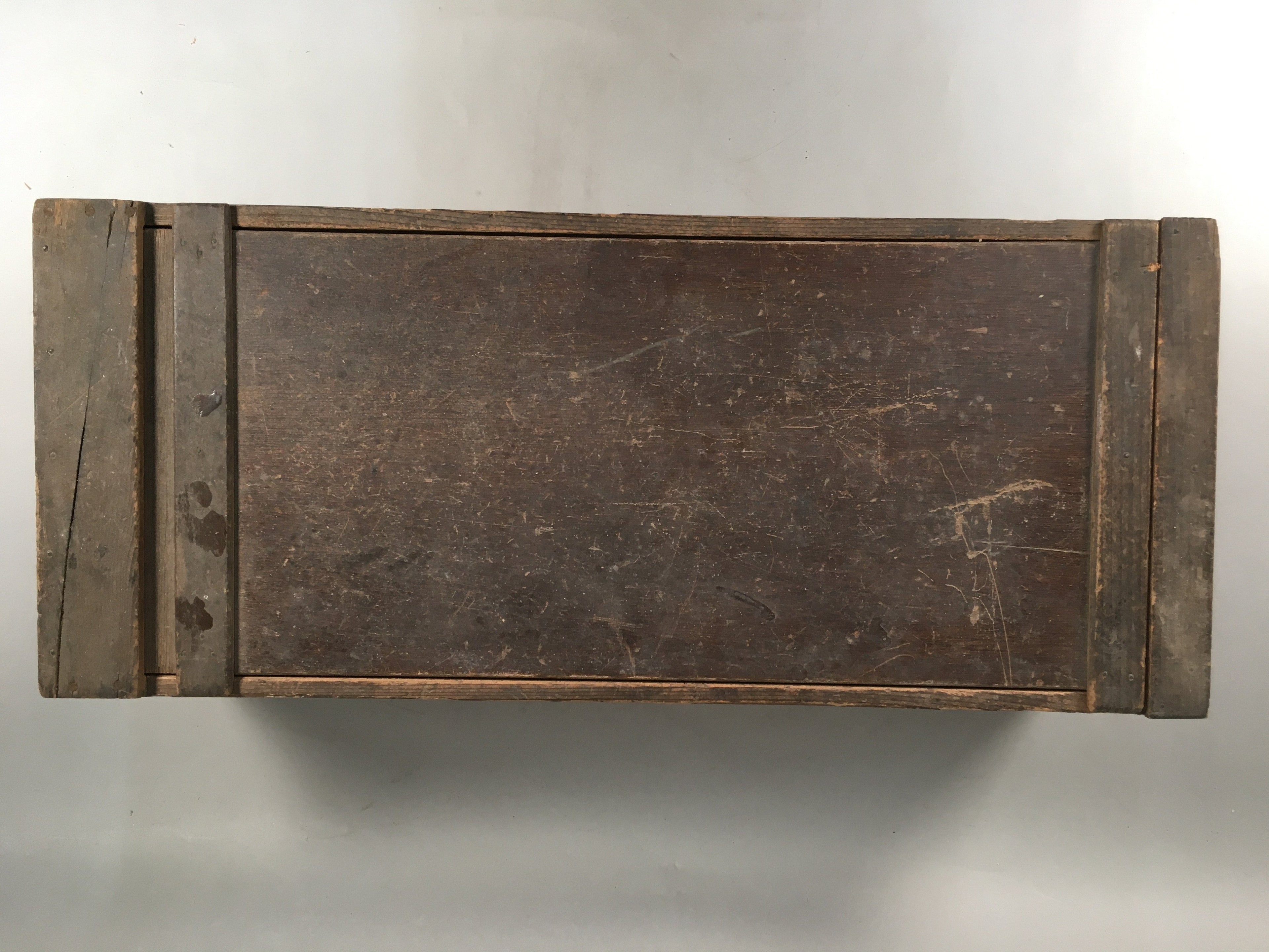 Japanese Wooden Tool Storage Box Vtg Hako Inside 65x26.6x18cm WB754