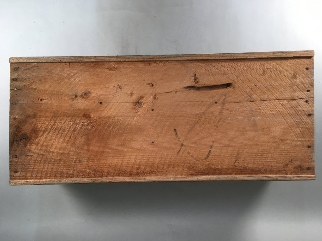 Japanese Wooden Tool Storage Box Vtg Hako Inside 65x26.6x18cm WB754